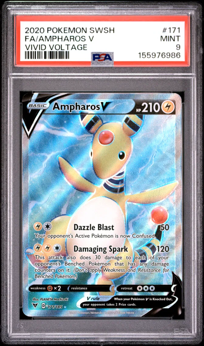 2020 #171 Full Art/Ampharos V PS