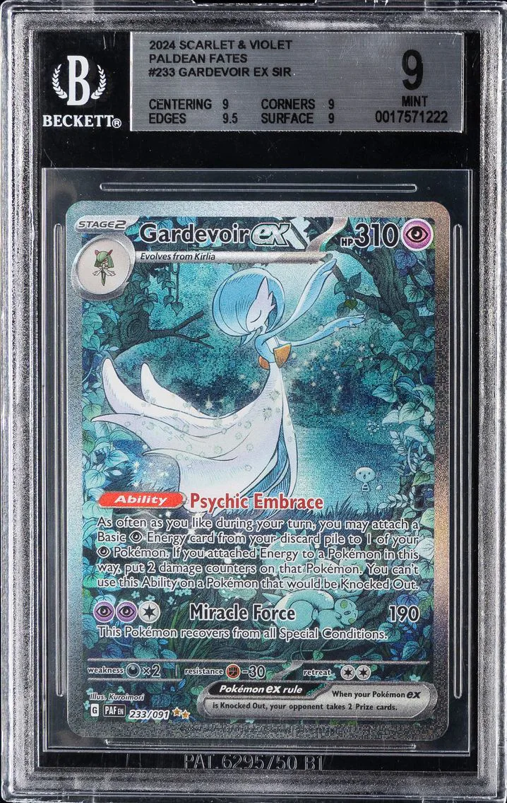 2024 #233 Gardevoir EX BGS 9 Paf