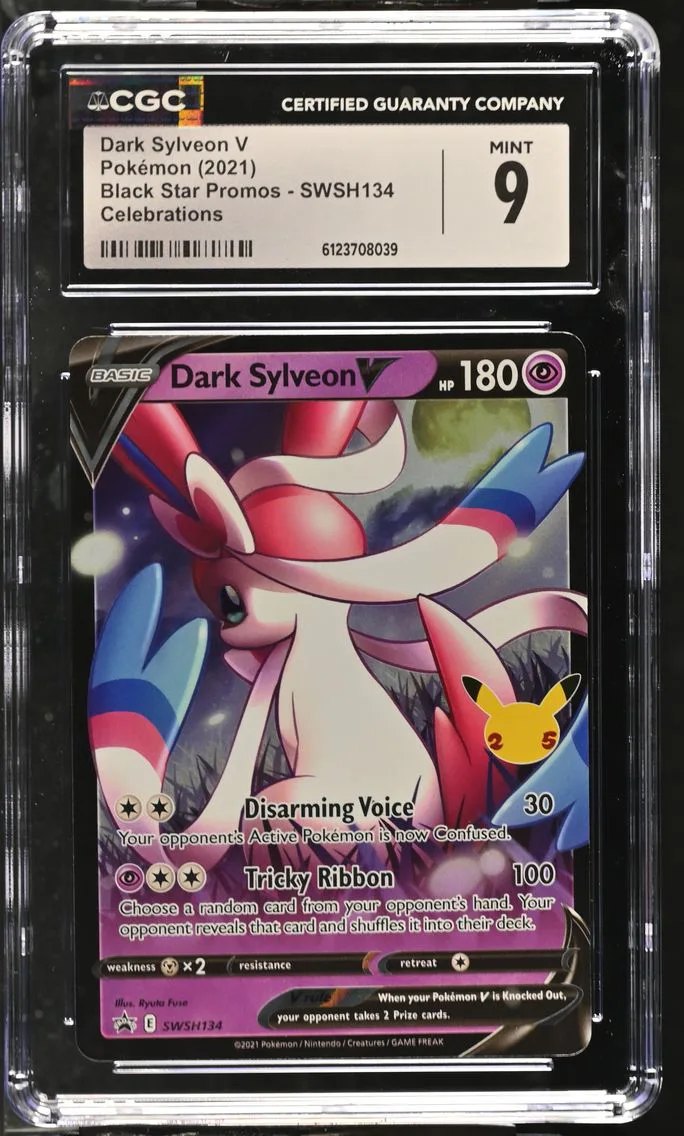 2021 #SWSH134 Dark Sylveon V CGC
