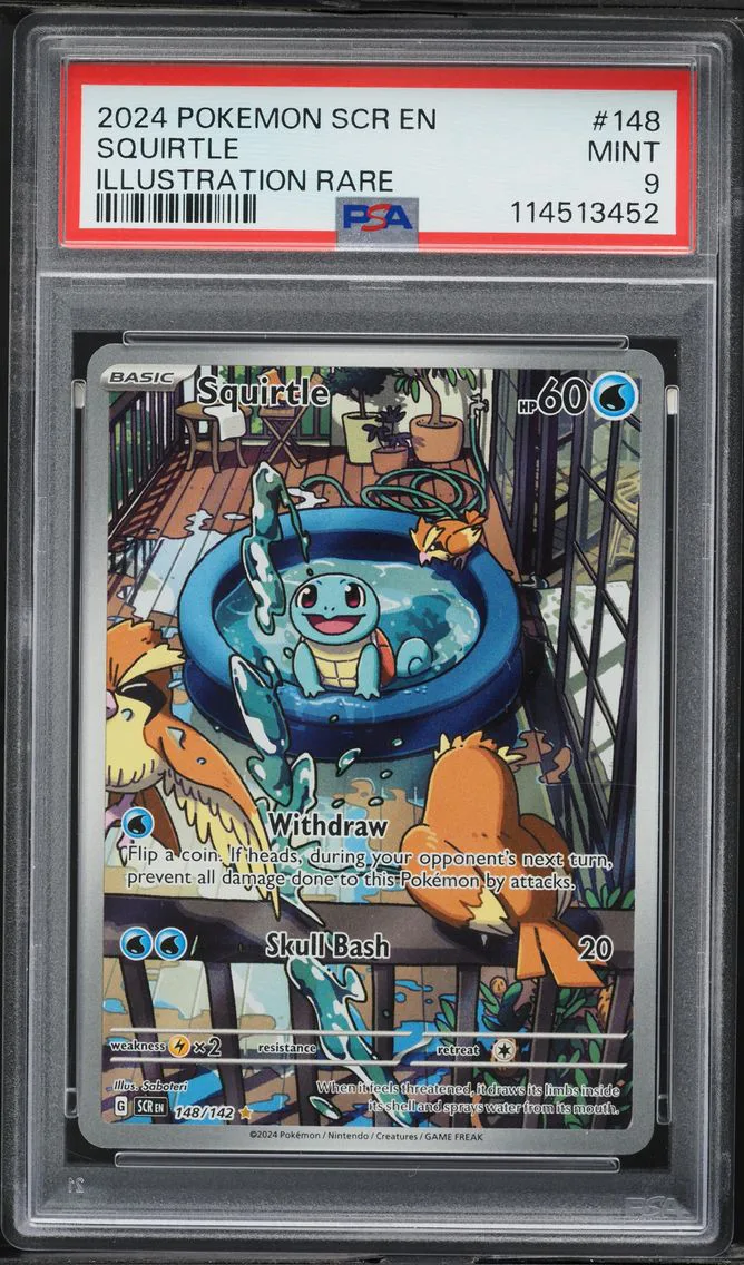2024 #148 Squirtle PSA 9 Stellar